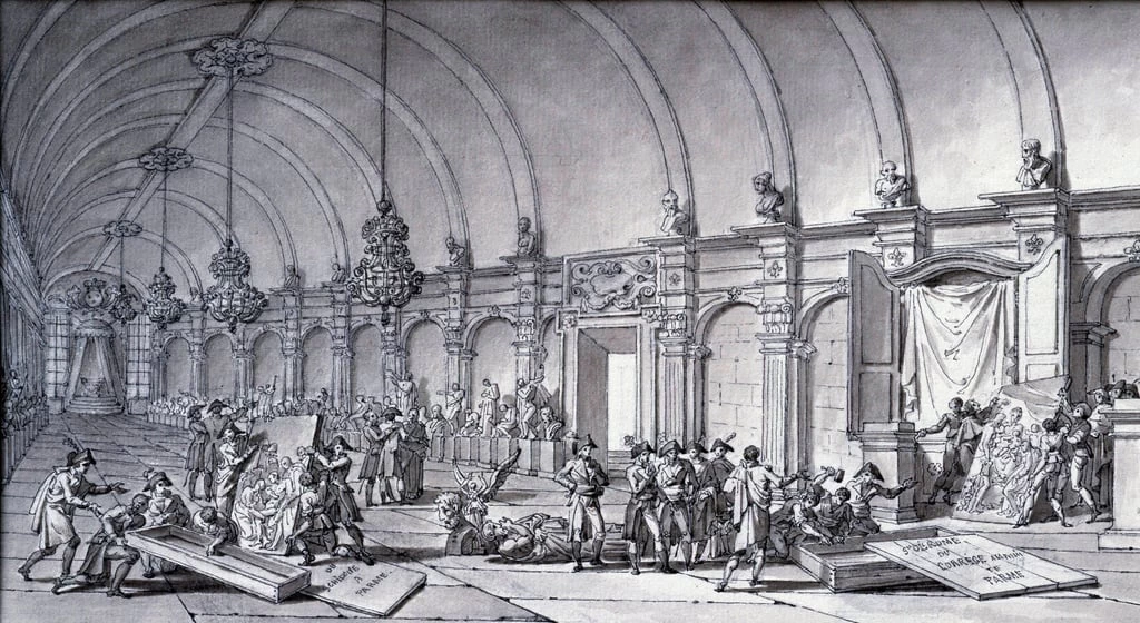 Saccheggio di opere d'arte sotto Napoleone Bonaparte - Louvre, Parigi